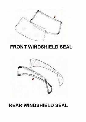 Front rear rubber window - &,
