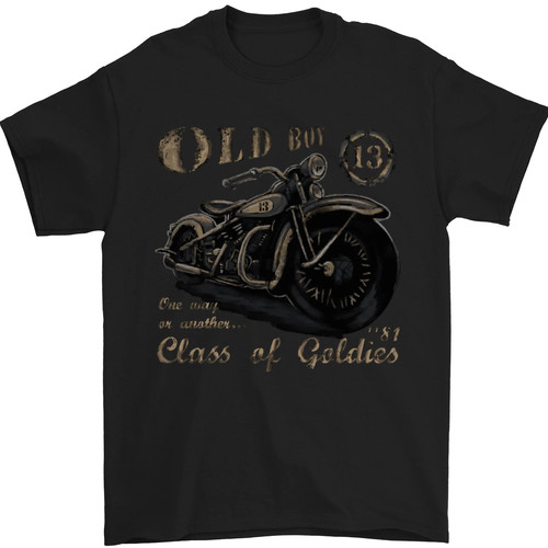 Old boy motorcycle - boy,