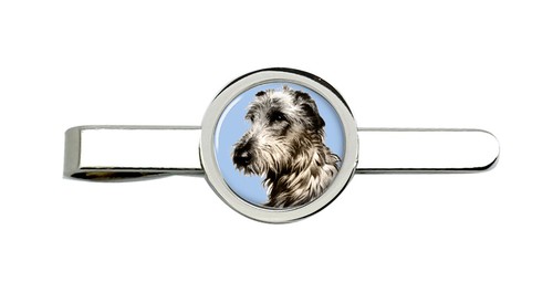 Scottish deerhound tie clip - deerhound,