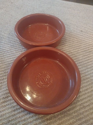 Terracotta tapas dishes - terracotta,