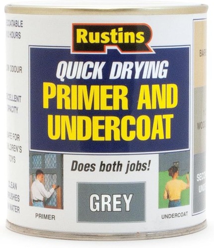 Rustins grey primer undercoat - rustins,