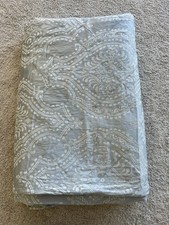 Bedeck Duck Egg Blue Quilted Bedspread Throw Blanket 255cm x 255cm King Jacquard