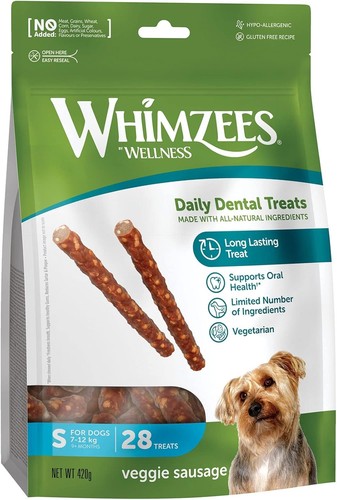 Whimzees veggie sausage dental - whimzees,