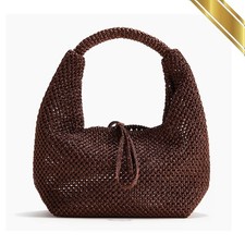 H&M Glittery Hole Knit Handbag