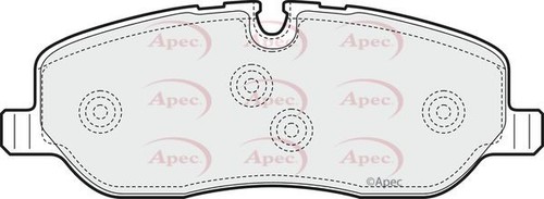 Apec front brake pad set - brake,
