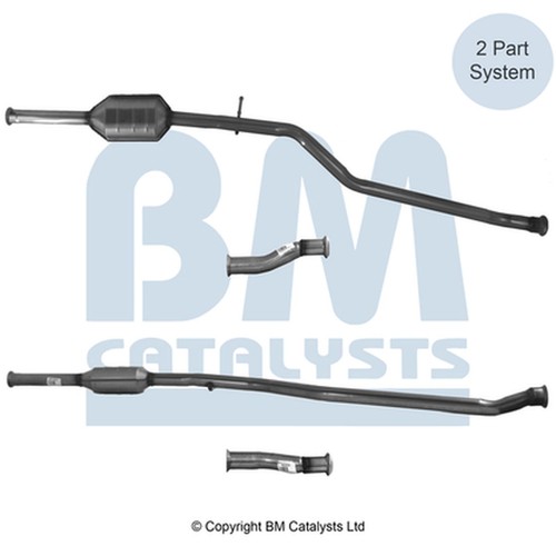 Catalytic converter fit kit - +,