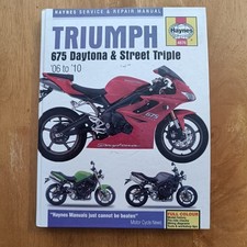 Haynes Triumph 675 Daytona 2006-2010 Street Triple 2007-2010 Repair Service 4876