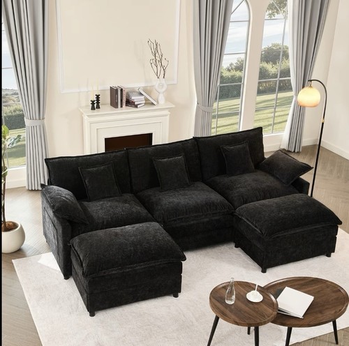 274cm shaped modular sofa - 274cm, u-shaped