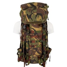 Original Dutch Army 60L Rucksack with Pouches - Woodland Camo- Genuine Surplus