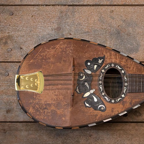 Mandolin tailpiece with - mandolin, screws