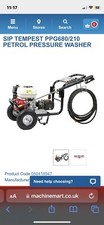 petrol power washer patio