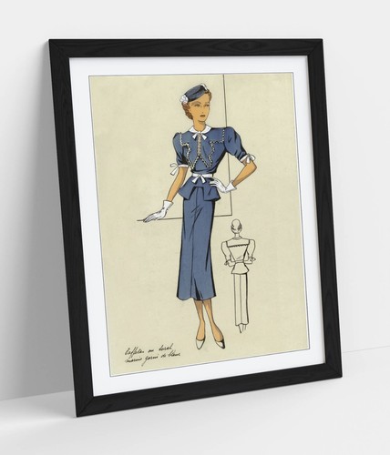 Vintage 1930s fashion - vintage,