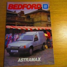 BEDFORD ASTRA ASTRAMAX 1.3 Petrol 1.6 Diesel Van UK Market Sales Brochure 1985