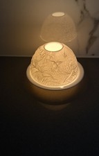 Bernardaud White Porcelain Candle Holder 