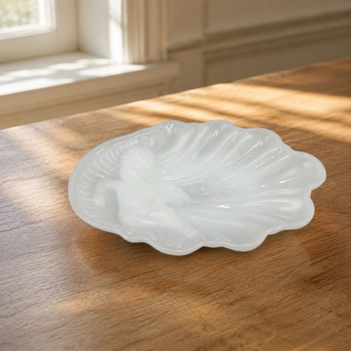 Vintage avon milk glass cherub - vintage,