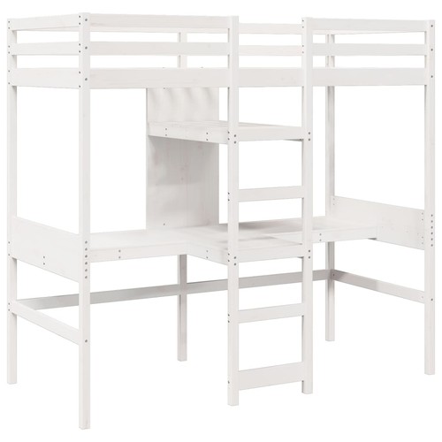 Loft bed frame without - loft,