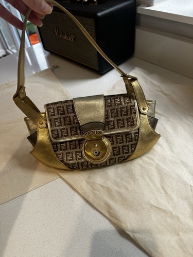 Vintage fendi zucca gold - fendi,