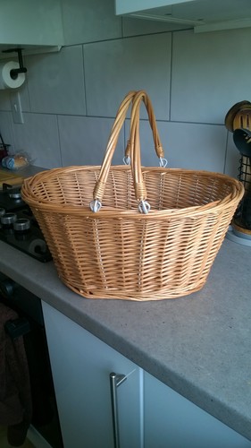 Vintage woven wicker type - vintage,