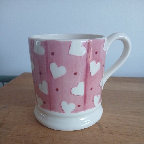 Emma bridgewater white hearts - bridgewater,