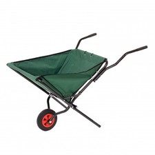 NEW! Lightweight Folding Garden Wheelbarrow Foldable Wheel Barrow