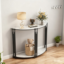 XL Half Moon Console Table 2