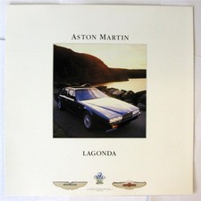 ASTON MARTIN LAGONDA Car Sales Brochure LF 1987