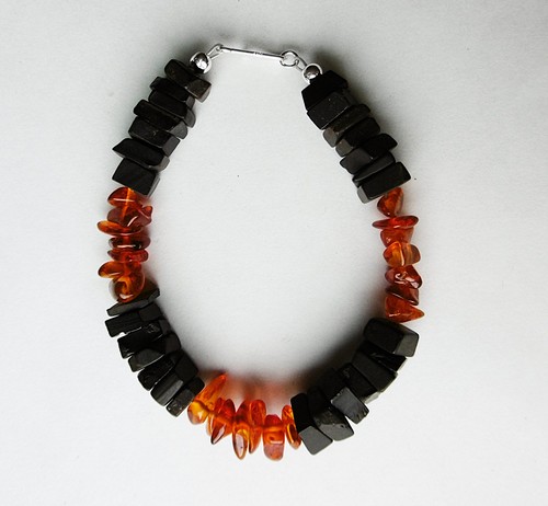 Whitby jet and - jet, amber
