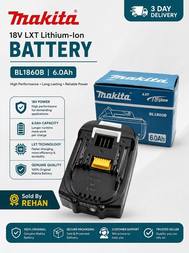 Genuine makita 6ah 18v - 18v, power