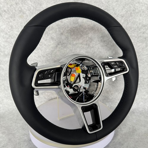 Smooth leather steering wheel - steering,
