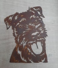 Rusty Metal PATTERDALE TERRIER