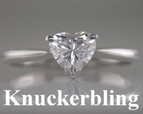 Diamond heart shape solitaire - diamond,