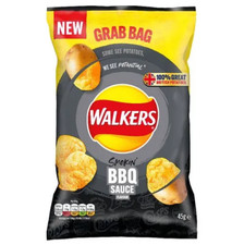 Walkers Bbq Sauce Crisps 32 x