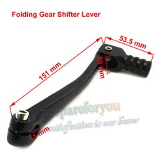 Alloy Folding Gear Shifter Shift Lever For 50cc 110cc 125cc 140cc Pit Dirt Bikes
