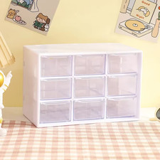 Desktop 9 Grid Storage Boxes