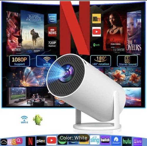 Projector smart hd led - 4k,