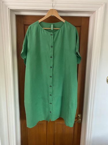 Ischiko hemp shirt dress - ischiko,