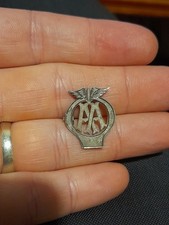 Small Vintage Silver AA Badge
