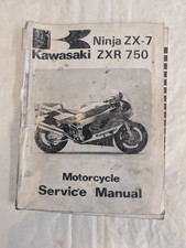 Kawasaki zxr750 H1 workshop book , Service Manual 1988