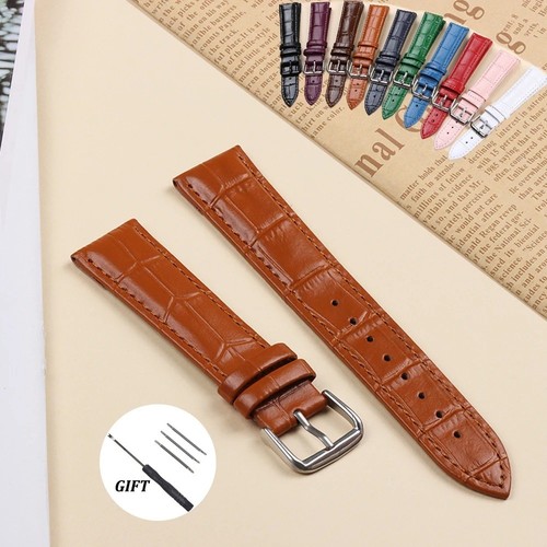 Crocodile leather watch - crocodile,