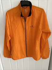 Ron Hill Women's Lightweight Running Jacket Size 12, Orange