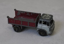 MATCHBOX 3b - BEDFORD TIPPER TRUCK - GREY/MAROON BPW - FAIR CONDITION - NO BOX