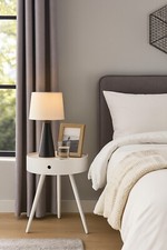 Anika Round Bedside/End/Lamp