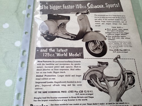 Vespa douglas 125 150cc - , 1955