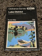 1966 Ordnance Survey Tourist Map - Lake District. 1 inch to 1 Mile