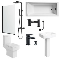 Complete bathroom suite bath - complete,