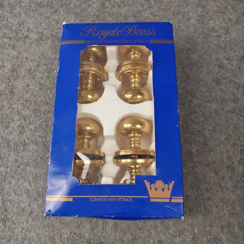 Pair georgian door knob - 4x,