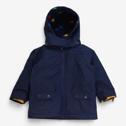 Navy boys raincoat fleece - boys,