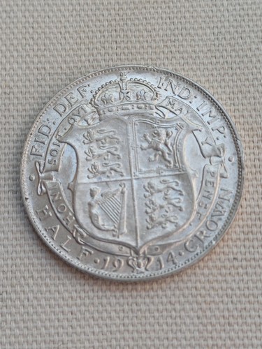 Silver coin 1914 - george, half