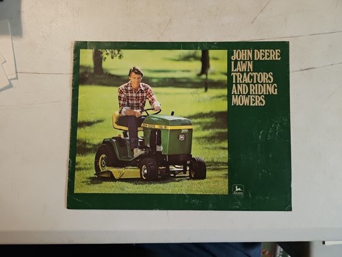 Vintage 1981 john deere lawn - john,