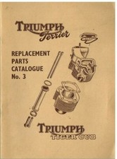 TRIUMPH TERRIER 150cc & TIGER CUB 200cc ORIG. 1956 FACTORY PARTS CATALOGUE *VGC*